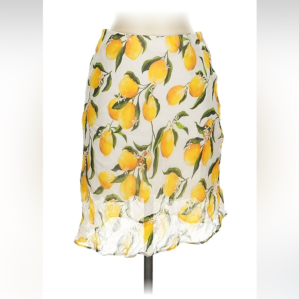 J crew Lemon Print Skirt